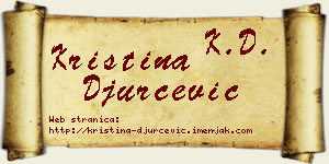 Kristina Đurčević vizit kartica